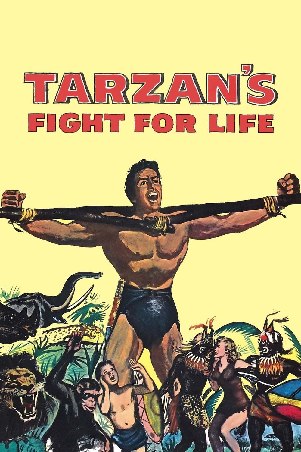 Poster za film Tarzan's Fight for Life