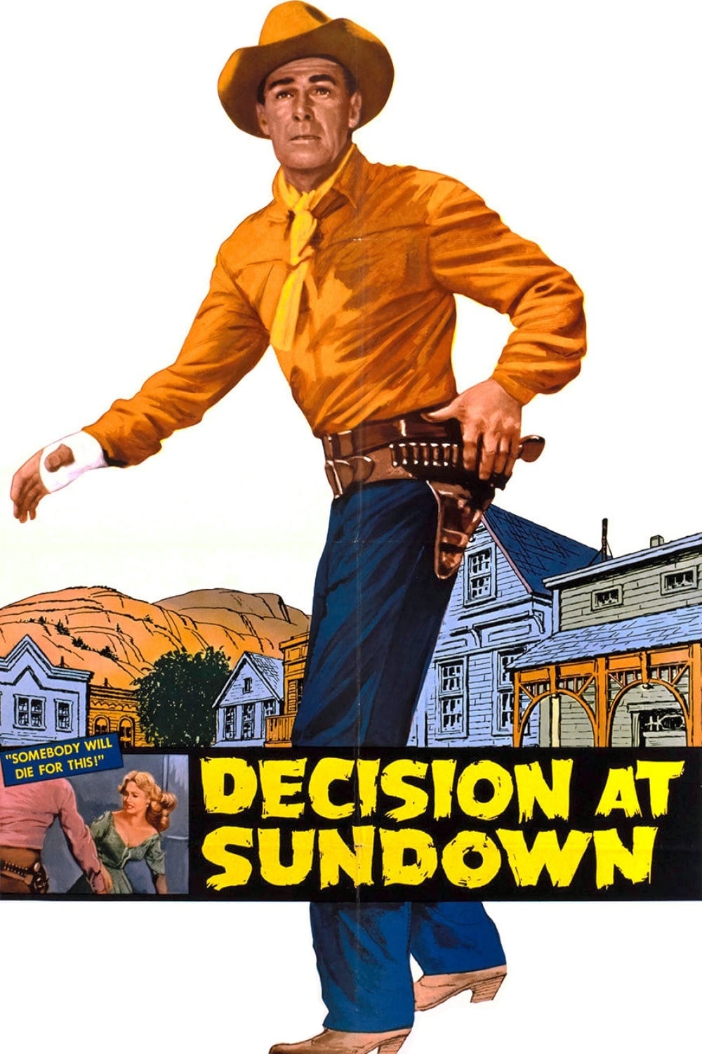 Poster za film Decision at Sundown