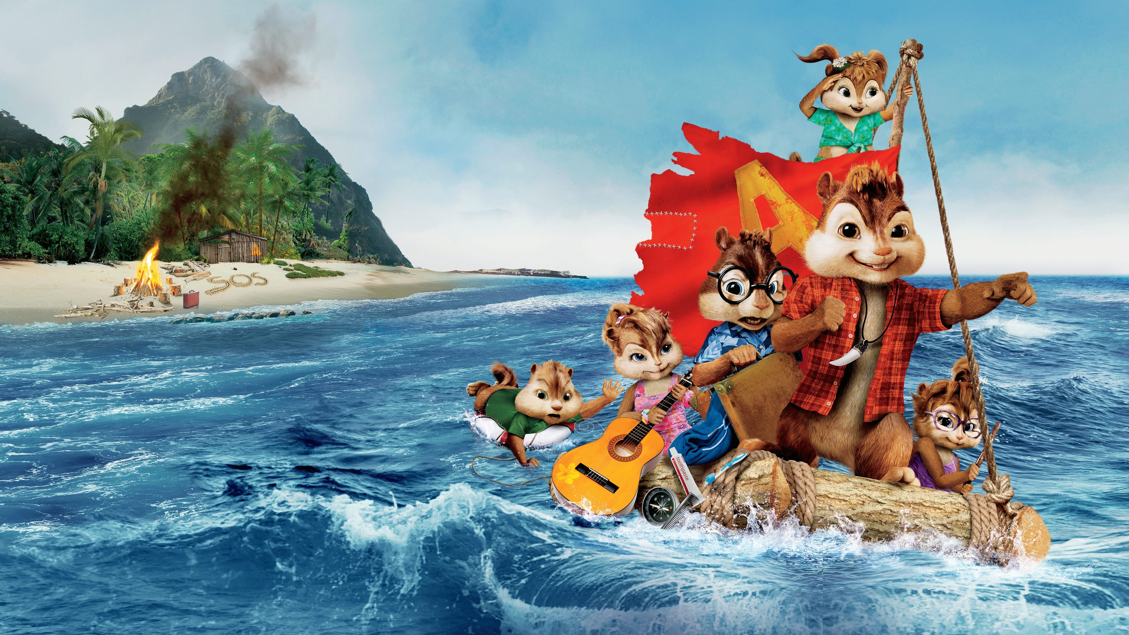 Pozadina za film Alvin and the Chipmunks: Chipwrecked