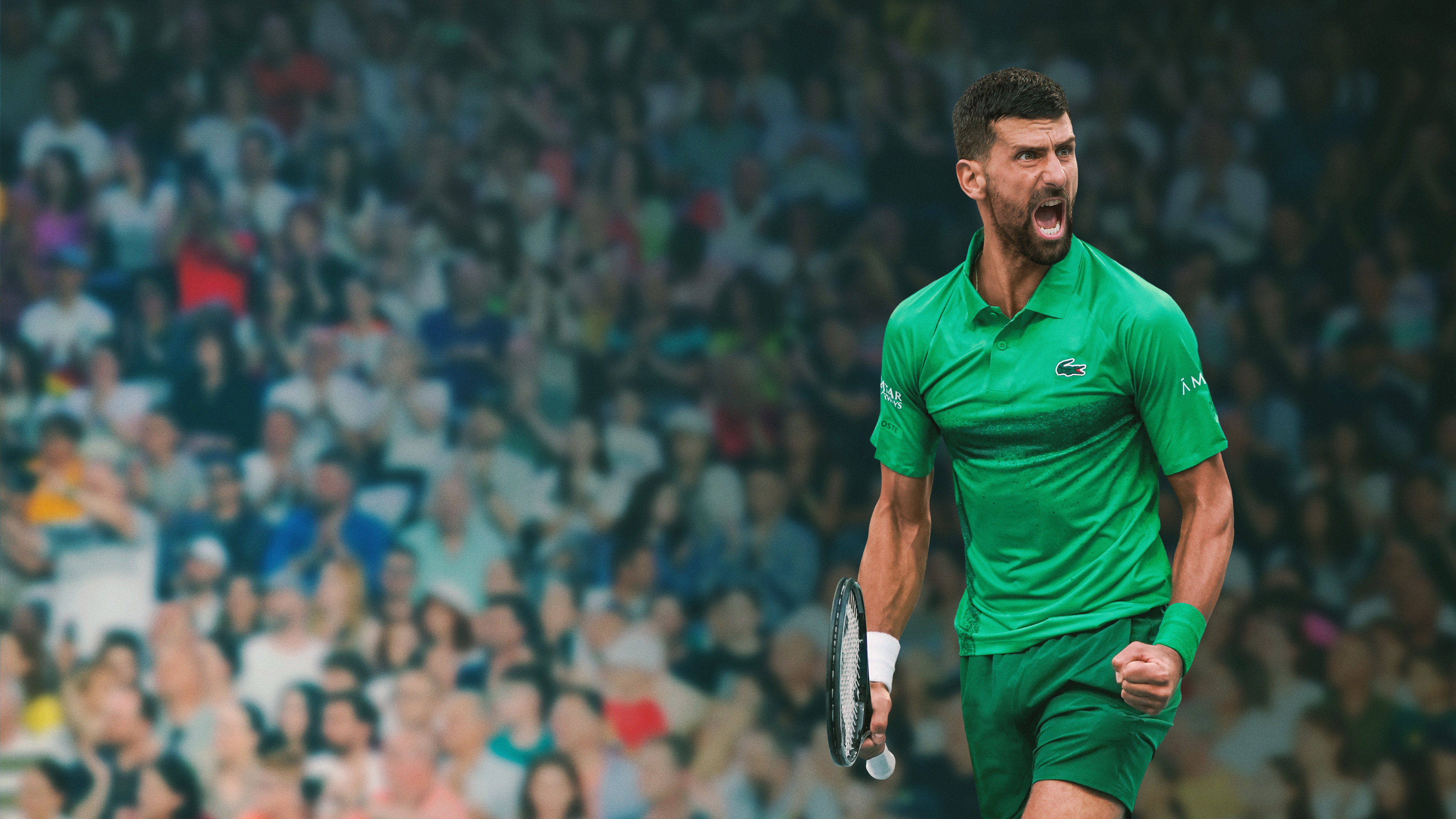 Pozadina za film Novak Djokovic: The Wolf in Winter