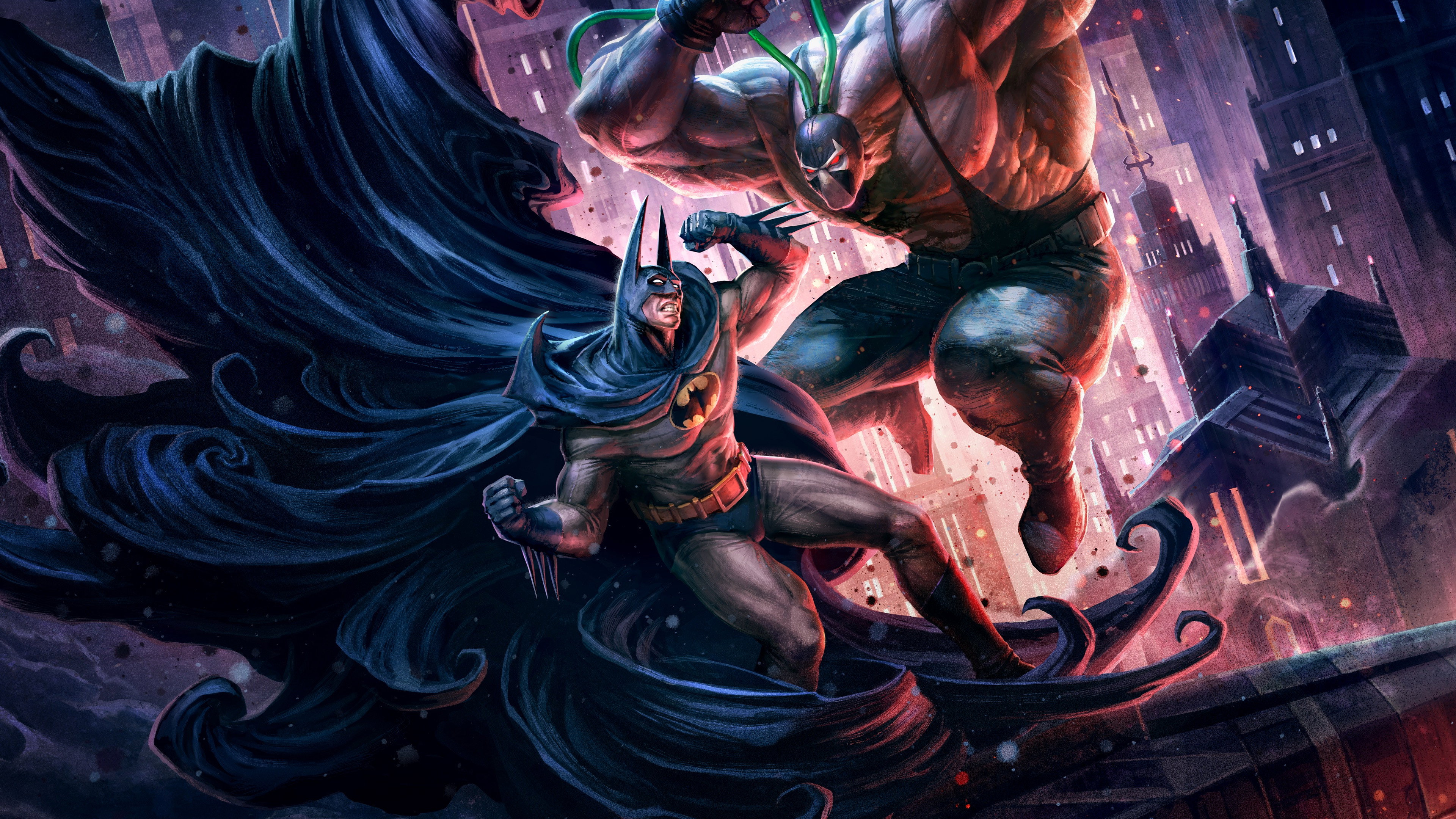 Pozadina za film Batman: Knightfall Part 1: Knightfall